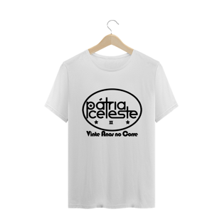 Nome do produtoCamiseta Pátria Celeste Vinte Anos no Corre (clara)
