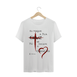 Camiseta Toquei a Tua Cruz (clara)