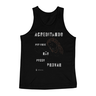 Nome do produtoRegata Acreditando (escura)