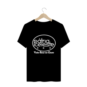 Camiseta Pátria Celeste Vinte Anos no Corre (escura)