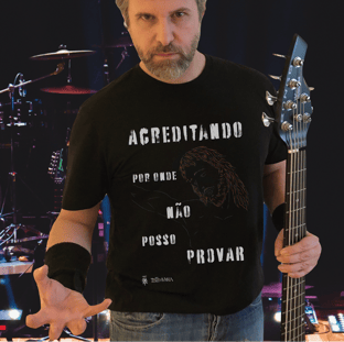 Nome do produtoCamiseta Acreditando (escura)