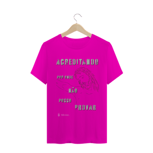 Nome do produtoCamiseta Acreditando (escura)