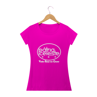 Nome do produtoBaby Look Pátria Celeste Vinte Anos no Corre (escura)