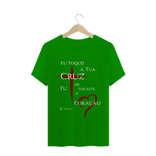 Nome do produtoCamiseta Toquei a Tua Cruz (escura)