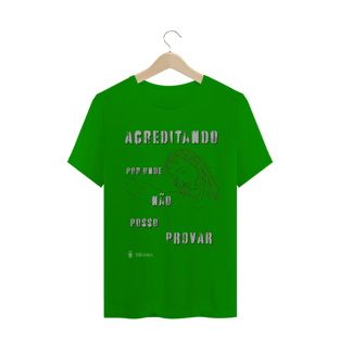 Nome do produtoCamiseta Acreditando (escura)