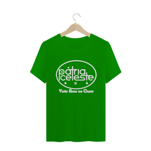 Nome do produtoCamiseta Pátria Celeste Vinte Anos no Corre (escura)