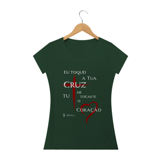 Nome do produtoBaby Look Toquei a Tua Cruz (escura)