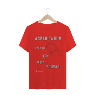 Nome do produtoCamiseta Acreditando (escura)