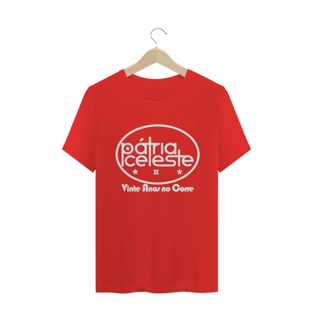 Nome do produtoCamiseta Pátria Celeste Vinte Anos no Corre (escura)