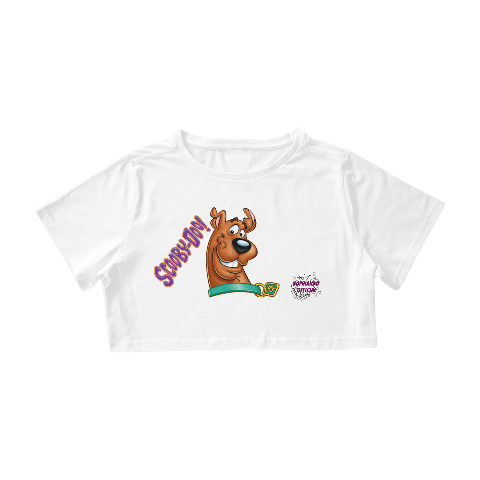 Scoob-Doo! Camisa Cropped Feminino