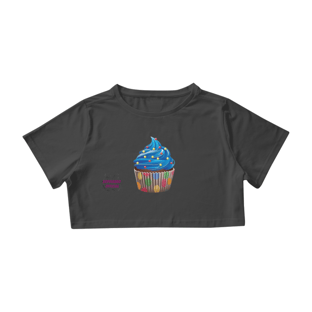 Nome do produtoCupcake! Camisa Cropped Feminino