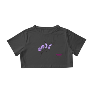 Nome do produtoBorboleta! Camisa Cropped Feminino