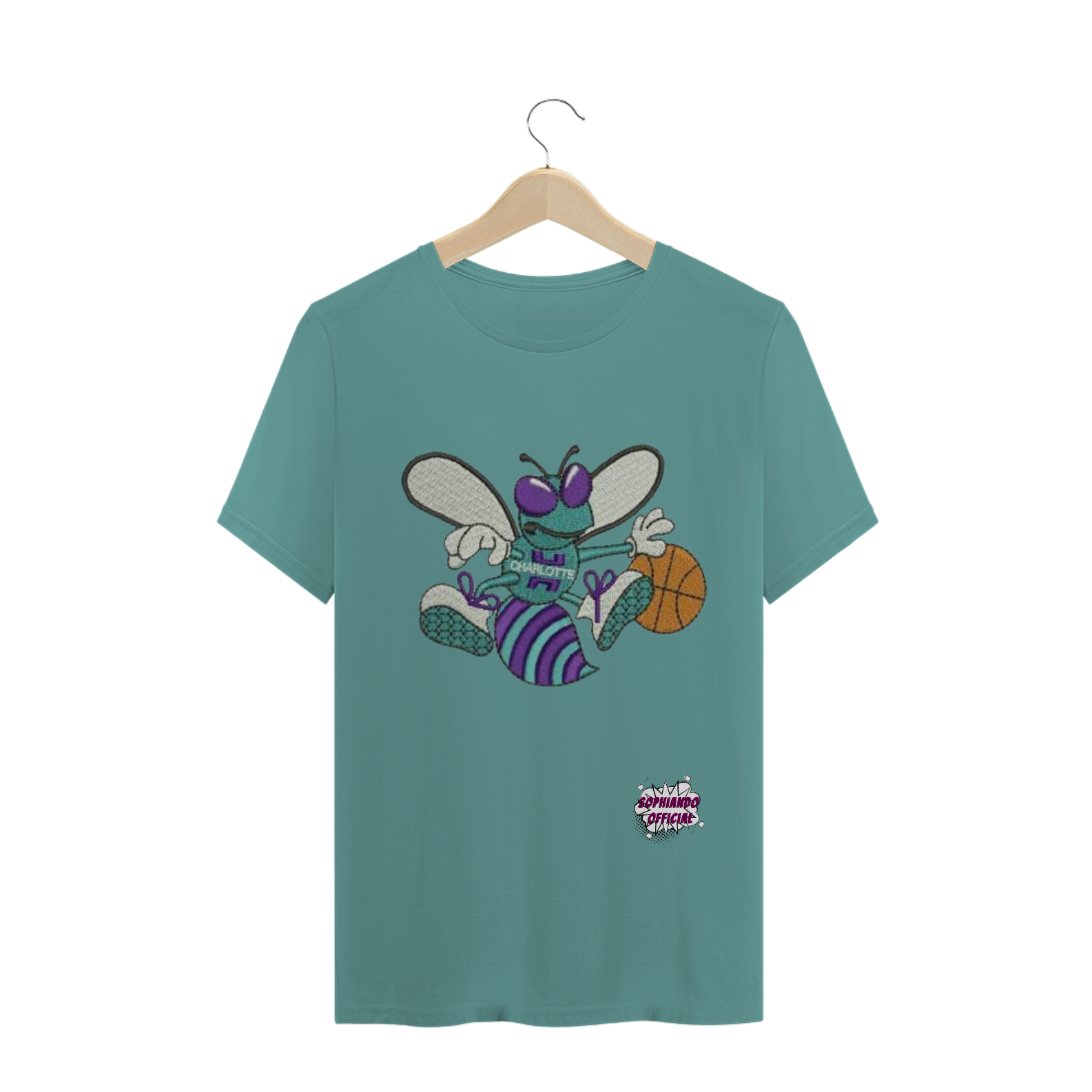 Charlotte Hornets! Camisa Masculina Estonada