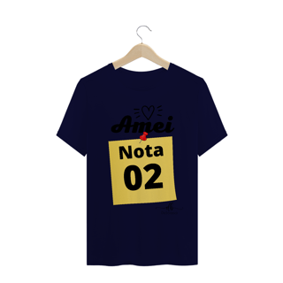 Nome do produto Amei, nota 02 (Camiseta quality) LP