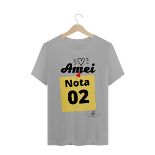 Nome do produto Amei, nota 02 (Camiseta quality) LP