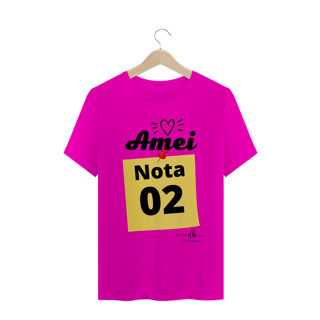 Nome do produto Amei, nota 02 (Camiseta quality) LP