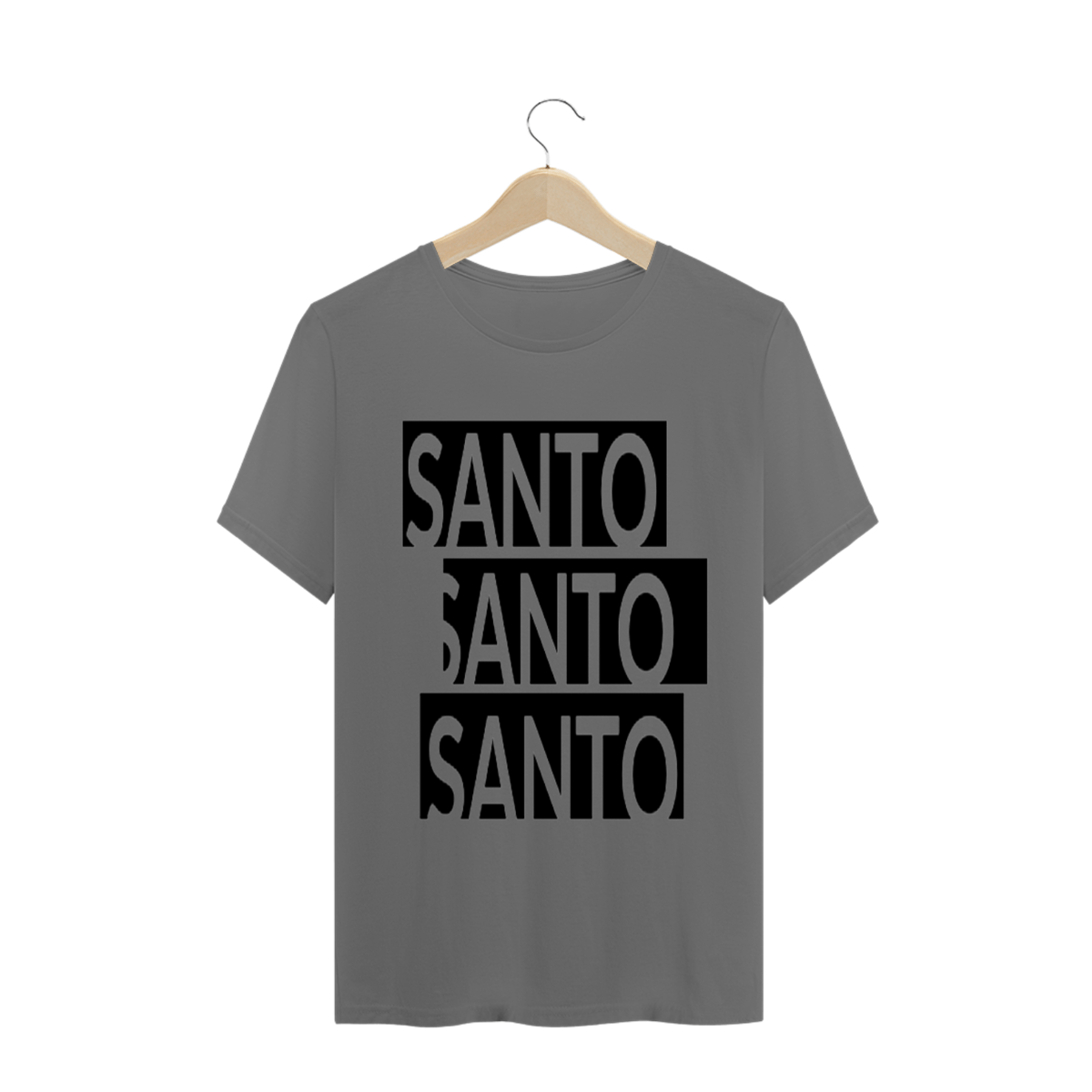 Nome do produto: Camisa Santo Santo Santo