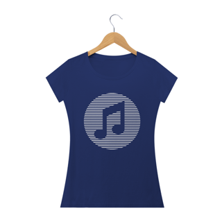 Nome do produto Baby Look Feminina Nota Musical