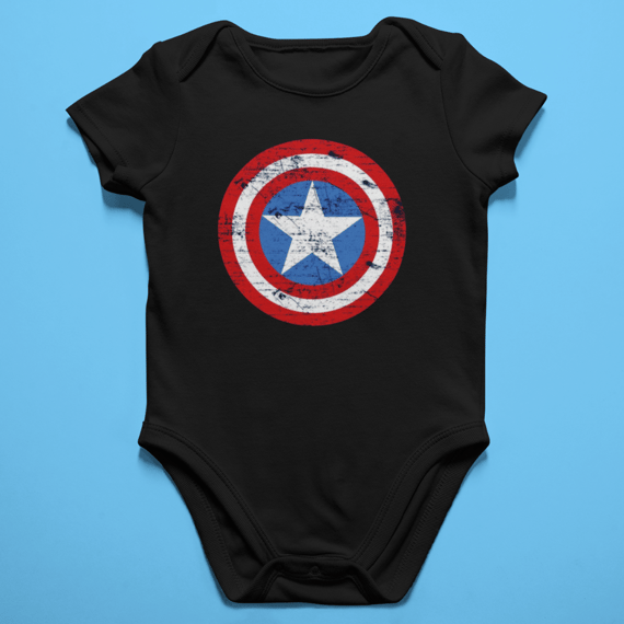 Body Bebê Capitão América