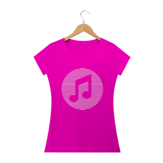 Nome do produto Baby Look Feminina Nota Musical