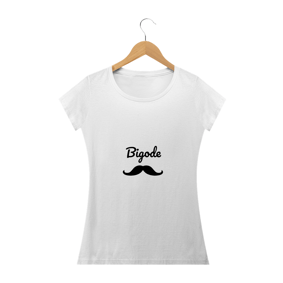 Nome do produto  Camiseta Bigode Feminina