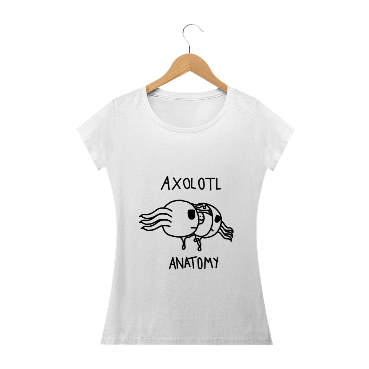 Nome do produto: Camiseta Axolotl Anatomy Feminina