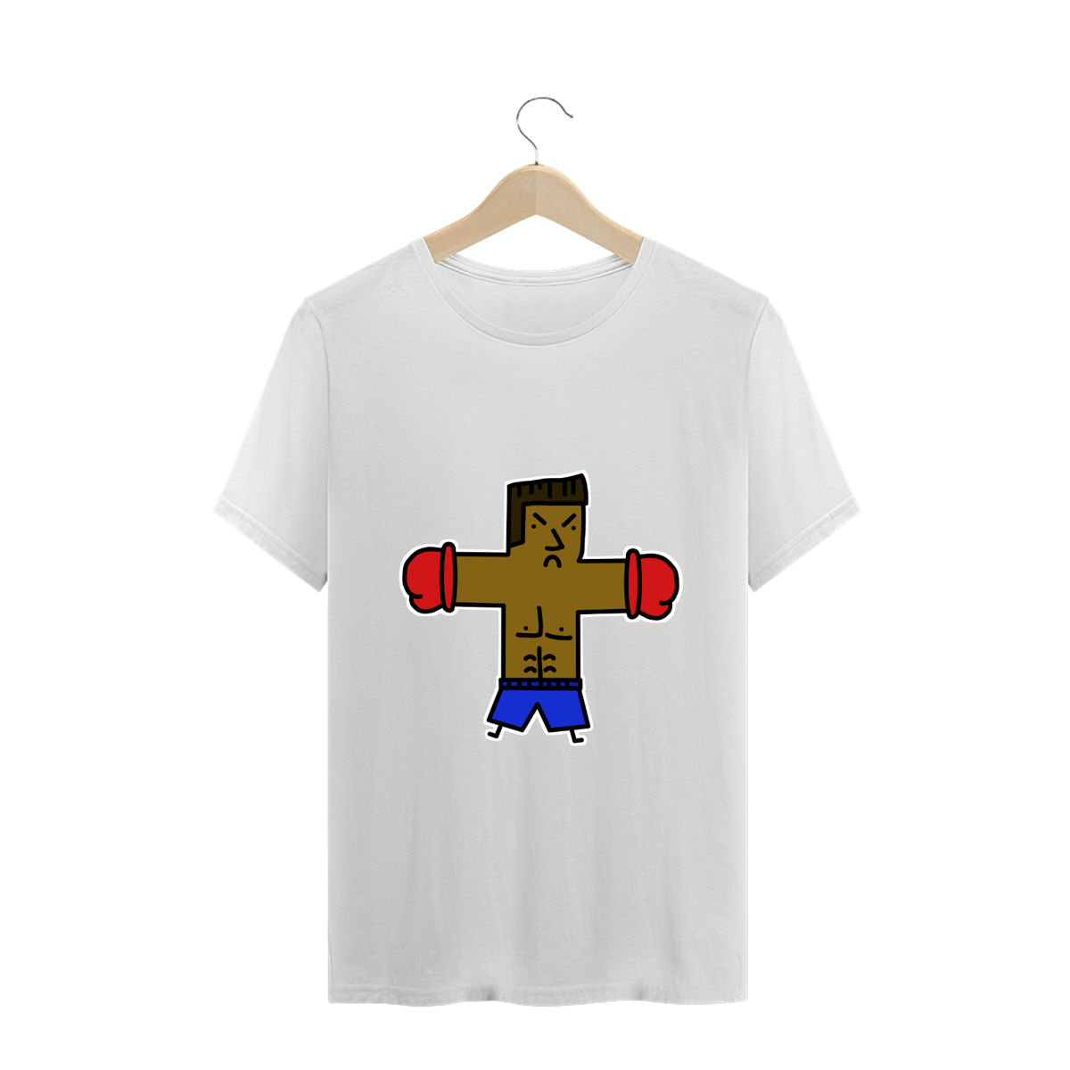 Nome do produto: Camiseta Homem Briga Colorido Masculina