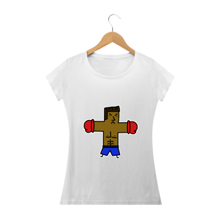 Nome do produtoCamiseta Homem Briga Colorido Feminina