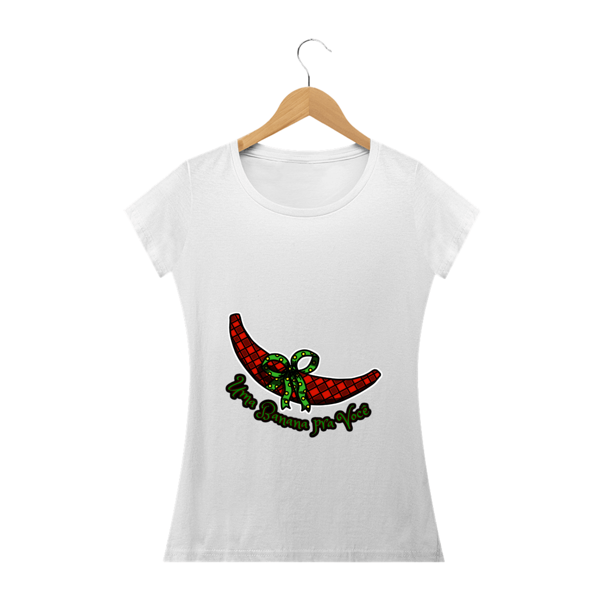 Nome do produto: Camiseta Banana Presente Feminina