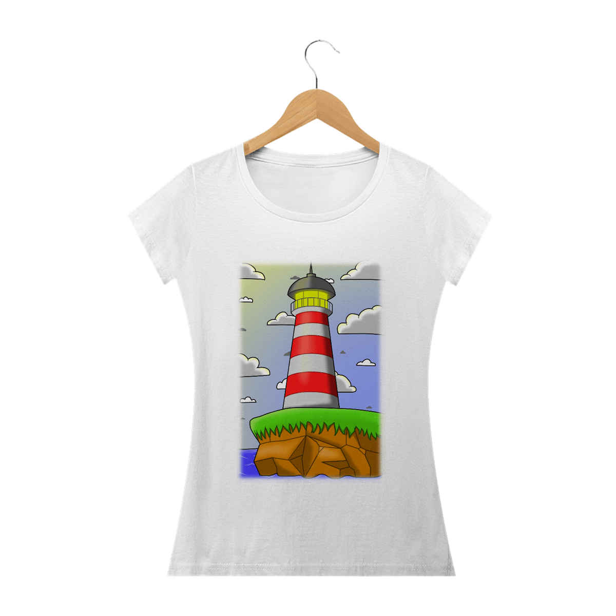 Nome do produto: Camiseta Farol Feminina