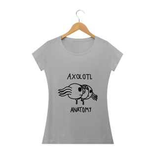 Nome do produtoCamiseta Axolotl Anatomy Feminina