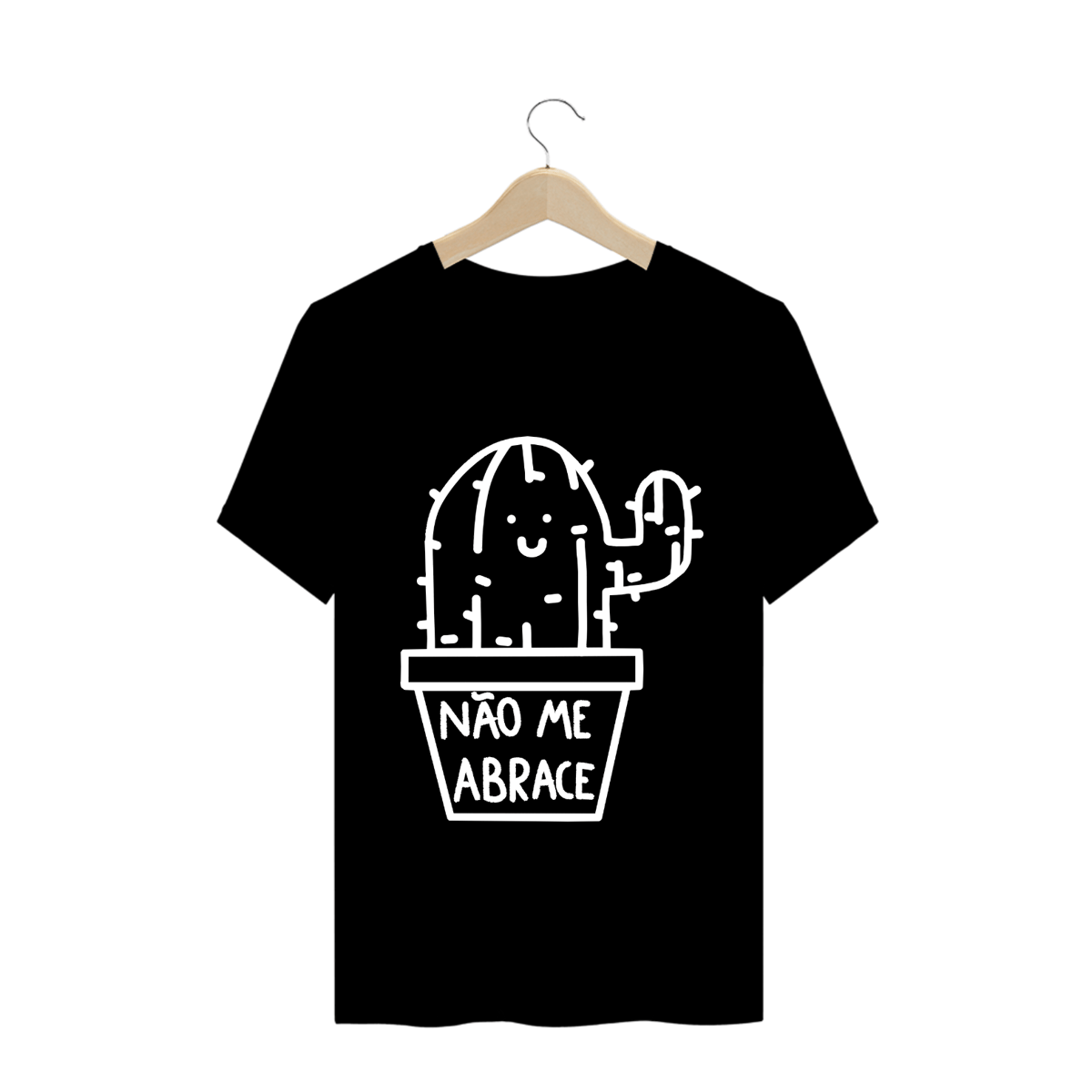 Nome do produto: Camiseta Cacto Antissocial (escuro) Masculina