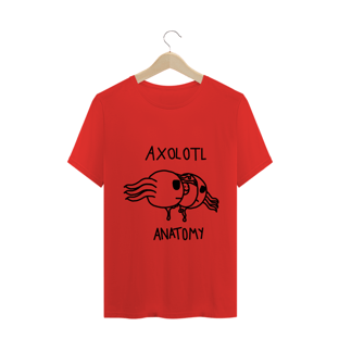 Nome do produtoCamiseta Axolotl Anatomy Masculina