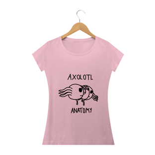 Nome do produtoCamiseta Axolotl Anatomy Feminina