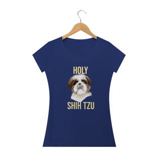 Nome do produtoCamiseta Feminina - Holy Shih Tzu