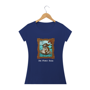 Nome do produtoCamiseta Feminina - Da Vinci Dog