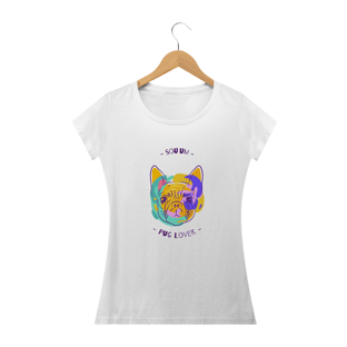 Nome do produtoCamiseta Feminina - Pug Lover