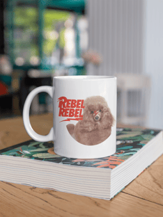 Nome do produtoCaneca - Rebel Rebel Poodle