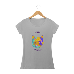 Nome do produtoCamiseta Feminina - Pug Lover