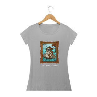 Nome do produtoCamiseta Feminina - Da Vinci Dog