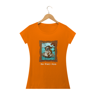 Nome do produtoCamiseta Feminina - Da Vinci Dog