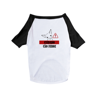 Roupinha de cachorro - Pinscher - Cuidado!
