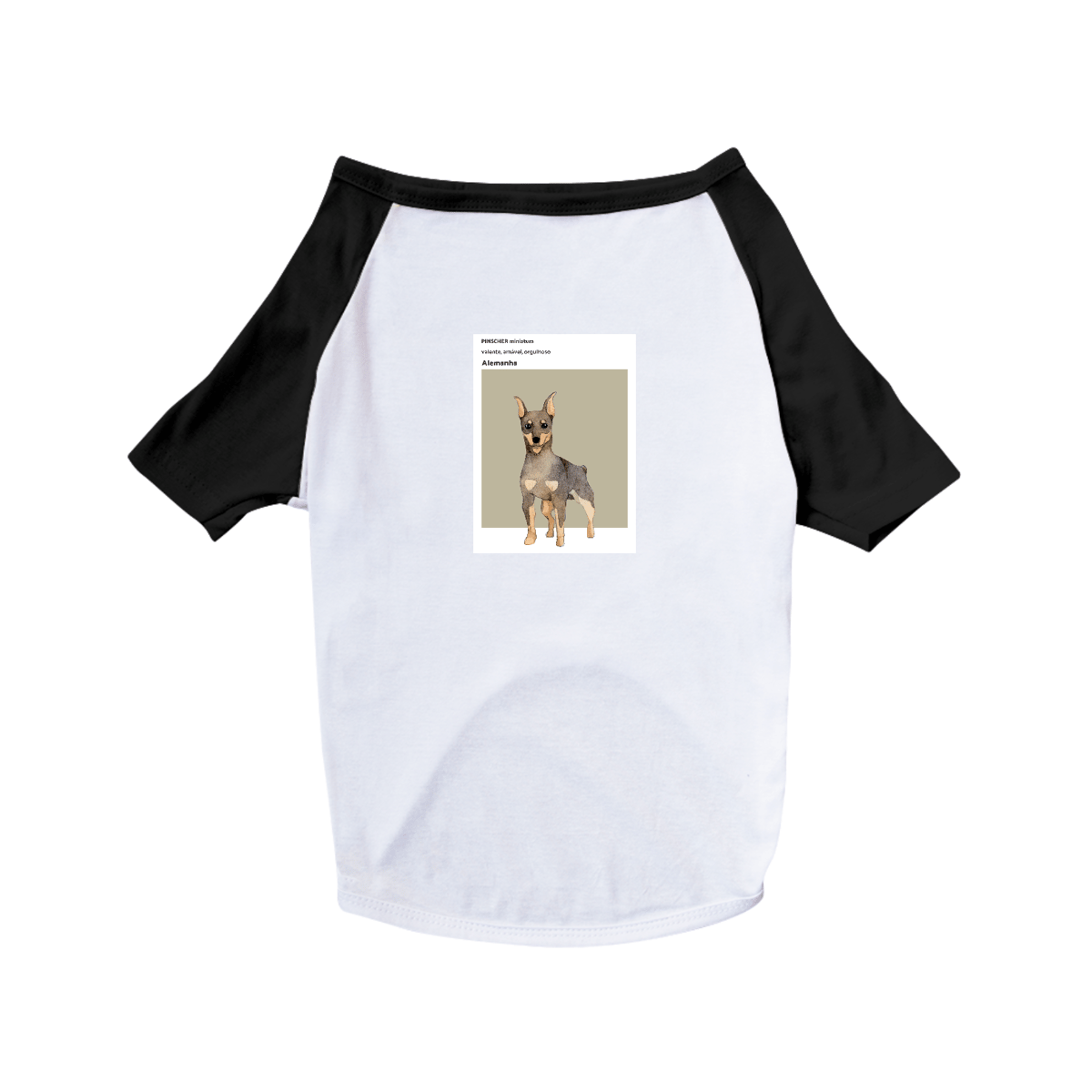Nome do produto: Roupinha de cachorro - Pinscher perfil