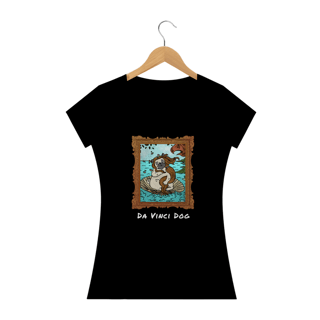 Camiseta Feminina - Da Vinci Dog