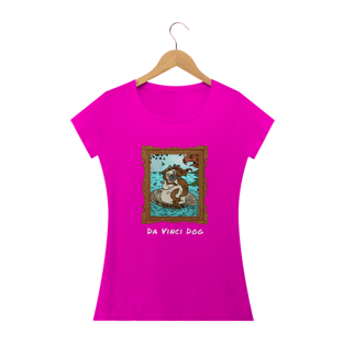 Nome do produtoCamiseta Feminina - Da Vinci Dog