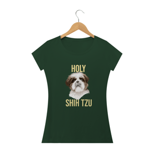 Nome do produtoCamiseta Feminina - Holy Shih Tzu