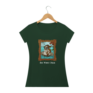 Nome do produtoCamiseta Feminina - Da Vinci Dog