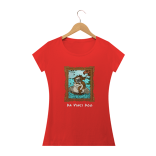 Nome do produtoCamiseta Feminina - Da Vinci Dog