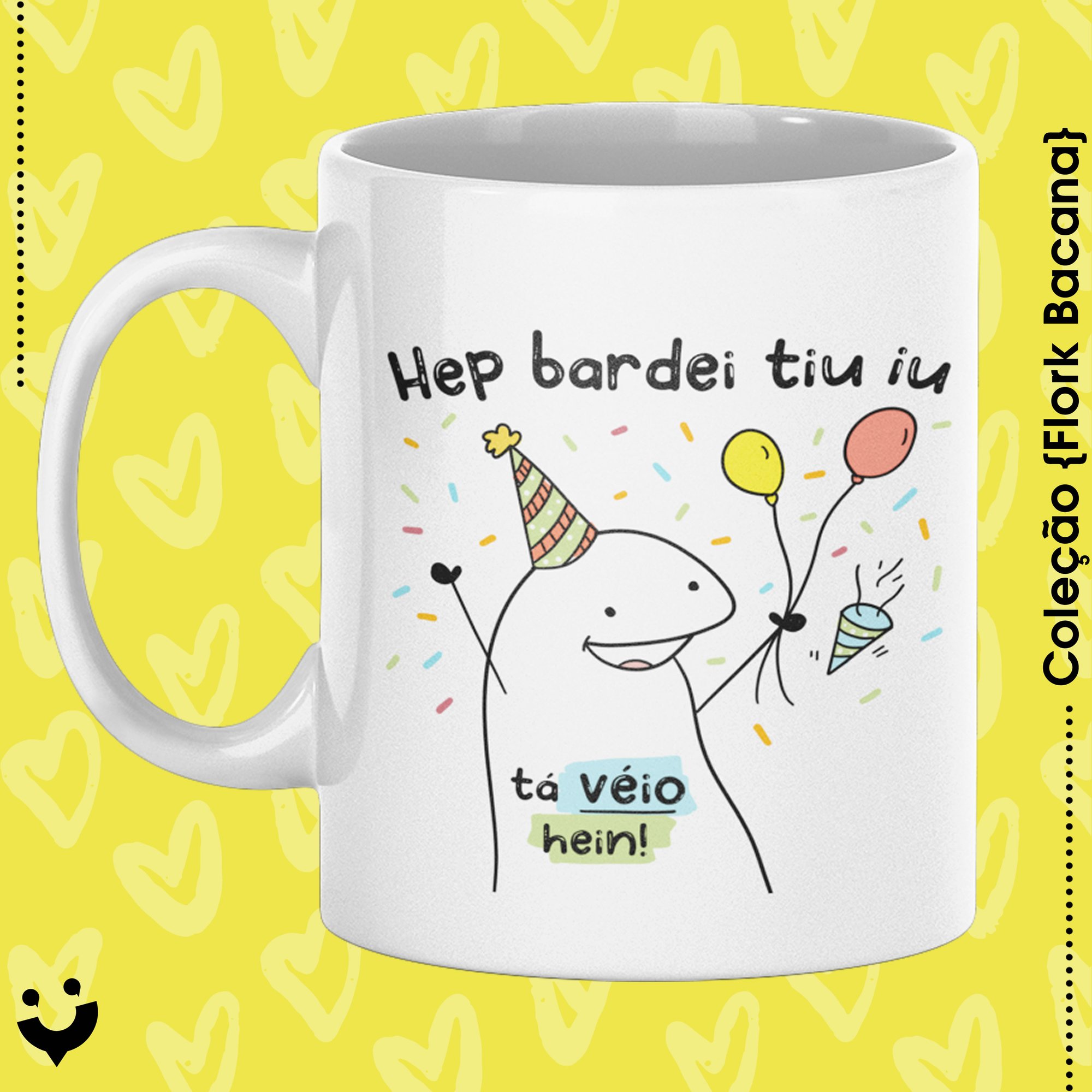 {Coleção Flork Bacana} Caneca Tá véio hein!