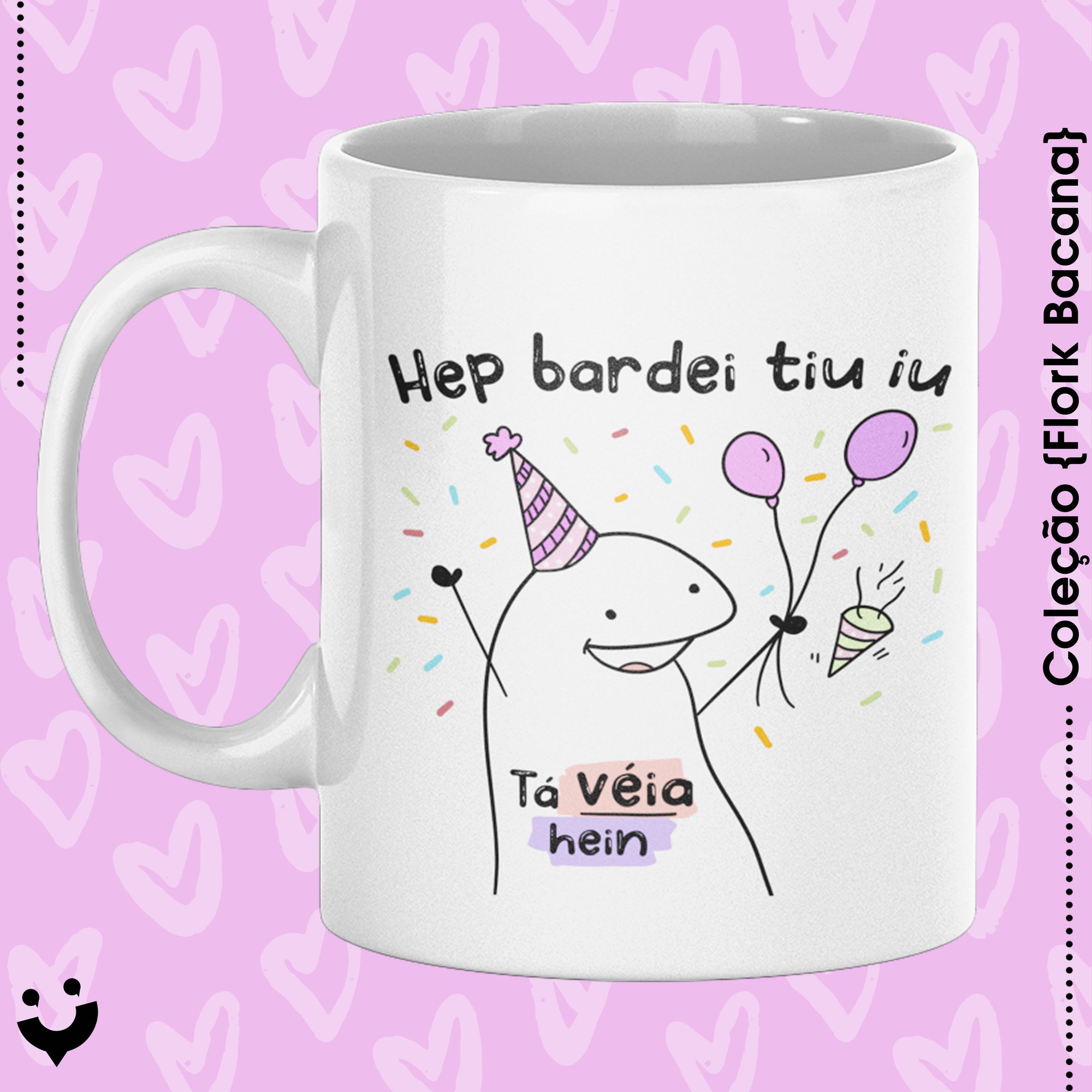 {Coleção Flork Bacana} Caneca Tá véia hein!